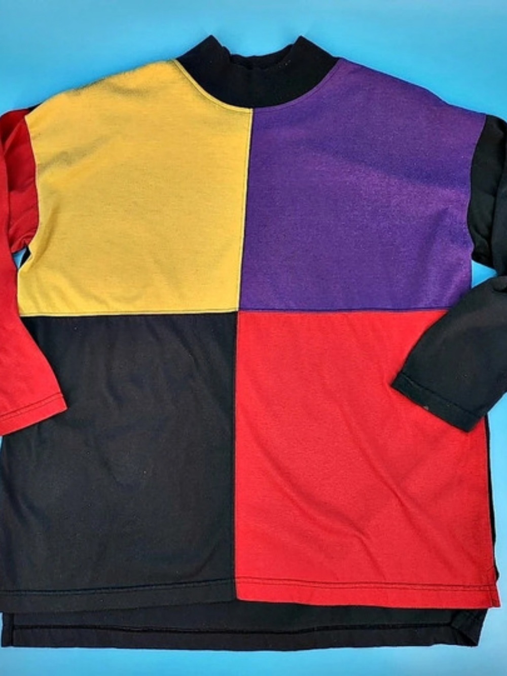 Variations Color Block Long Sleeve Size Large